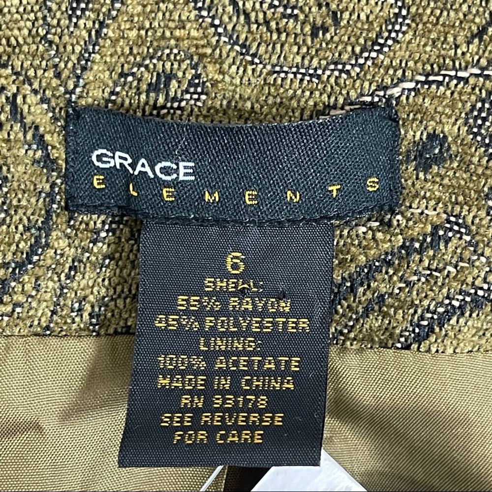 NWT Grace Elements Buckingham Blazer Jacket Paisl… - image 15